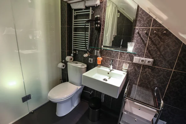 Intérieur de la salle de bain moderne de luxe — Photo