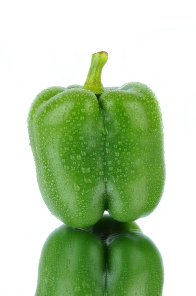 Green Bell Pepper — Stock Photo, Image