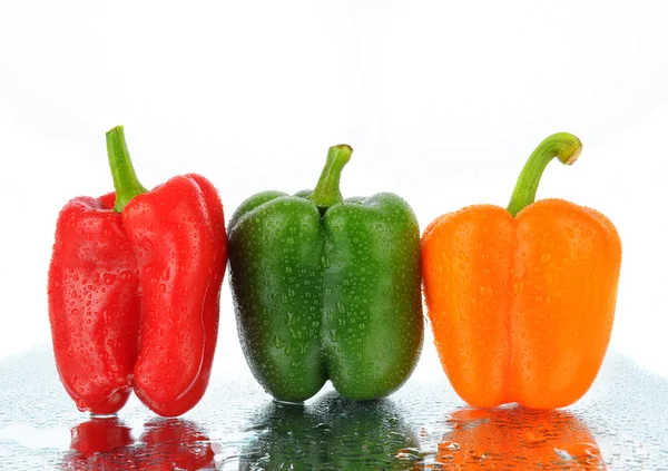 Three Bell Peppers — Stock Photo, Image