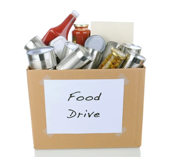 Food Drive Box — Stock Photo, Image