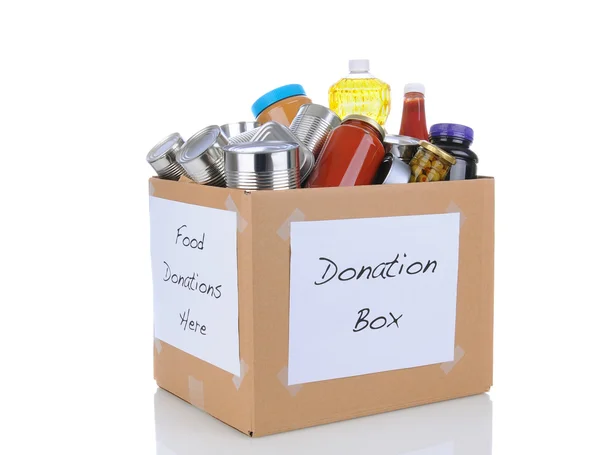 Food Drive Box — Stock Photo, Image