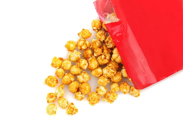 Caramel Corn Spill — Stock Photo, Image