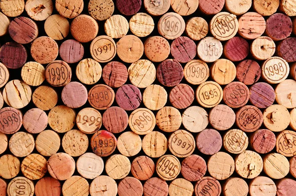 Wall of Wine Corks Royalty Free Stock Images