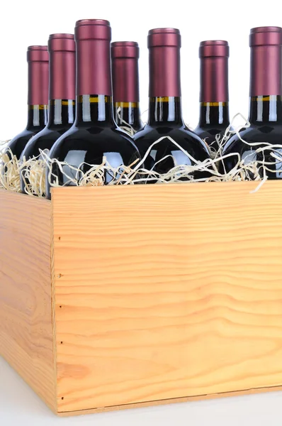 Caso di vino Cabernet — Foto Stock