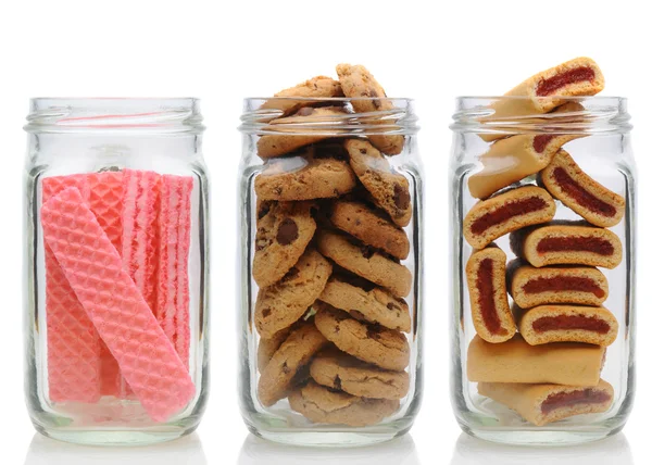 Three Cookie Jars — Stockfoto