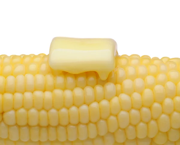Corn and Butter Closeup — Stock Photo, Image