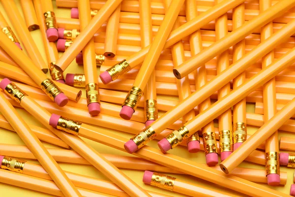 Náhodné hromadu tužky — Stockfoto