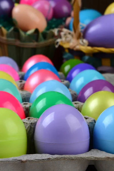 Easter Egg Carton Closeup — Stock Photo, Image