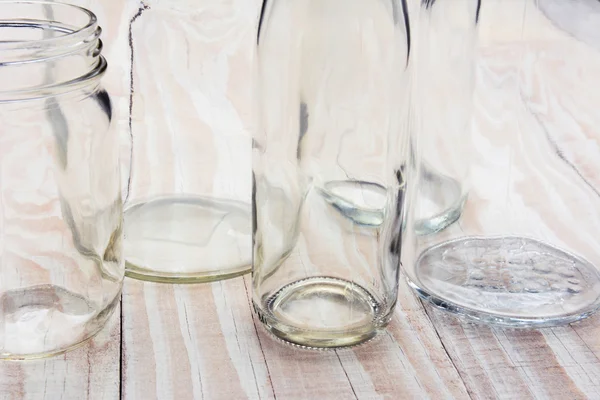 Glass Bottles Abstract Closeup — Stock Photo, Image