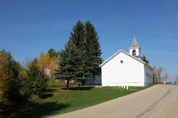 Jamestown North Dakota 2021年10月3日 边疆村先锋教堂 — 图库照片
