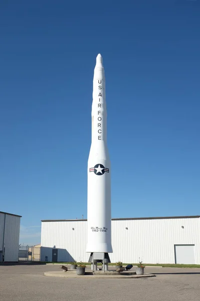 Fargo Nord Dakota Oct 2021 Missile Minuteman Fargo Air Museum — Photo