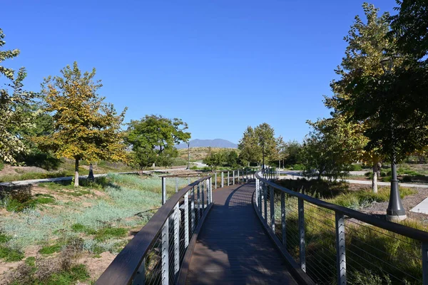 Irvine Kalifornie Oct 2021 Vyvýšená Promenáda Great Park Trails Míle — Stock fotografie