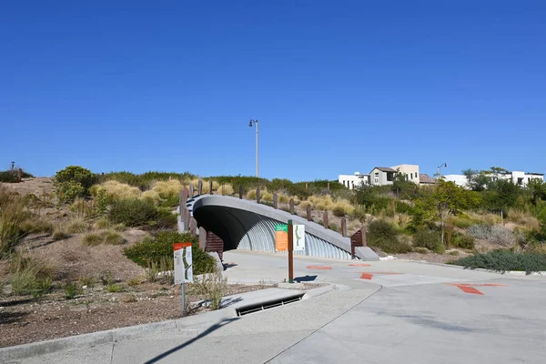 Irvine Kalifornien Okt 2021 Undergång Great Park Trails Mil Promenad — Stockfoto