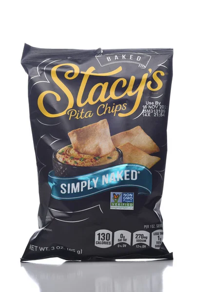 Irvina California Nov 2021 Saco Onças Stacys Pita Chips Simplesmente — Fotografia de Stock