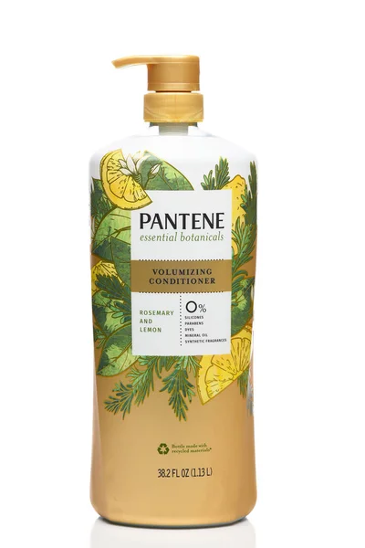 Irvine California Jan 2022 Bottle Pantene Essential Botanicals Volumizing Conditioner — 图库照片