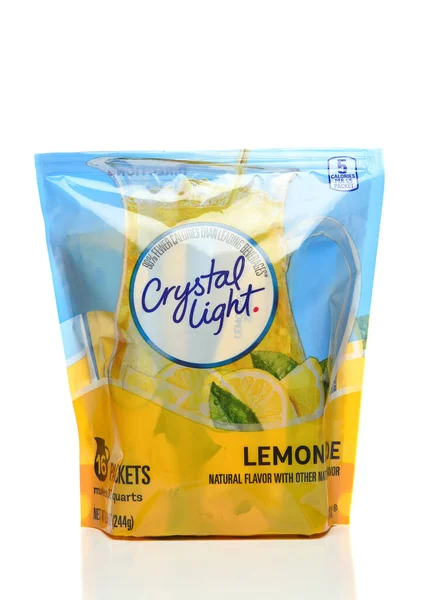 Irvine Kalifornia Styczeń 2022 Zestaw Crystal Light Lemonade Drink Mix — Zdjęcie stockowe