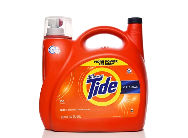 Irvine California Jan 2022 Botol Deterjen Laundry Asli Tide — Stok Foto