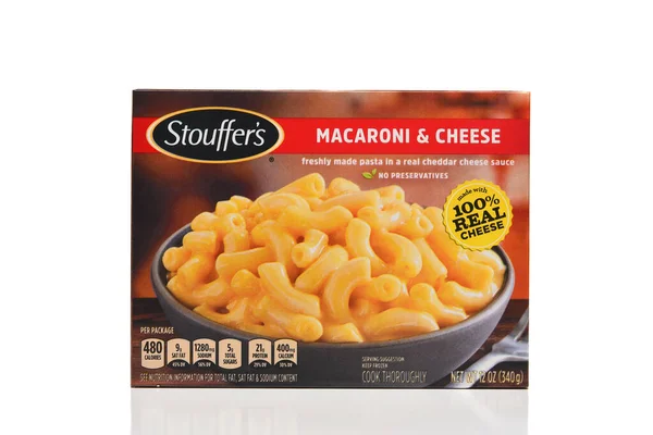 Irvine California Jan 2022 Box Stouffers Macaroni Cheese Frozen Side — стокове фото