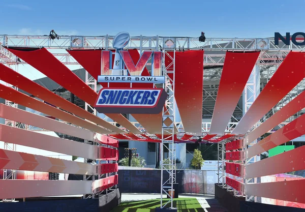 Inglewood California Fev 2022 Entrada Norte Para Festividades Estádio Sofi — Fotografia de Stock