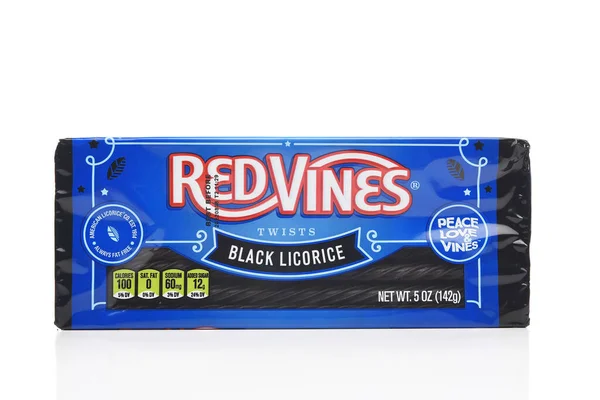 Irvine California Feb 2022 Pacakge Red Vines Black Licorice — 스톡 사진