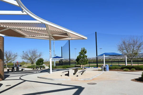 Irvine California Feb 2022 Área Picnic Instalaciones Complejo Béisbol Orange — Foto de Stock