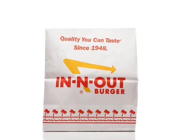 Irvine California Mar 2022 Bag Out Burger Foods — стокове фото