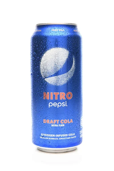 Irvine Kalifornia Kwiecień 2022 Puszka Nitro Pepsi Wlewu Azotu Draft — Zdjęcie stockowe