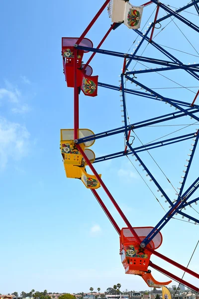 Newport Beach California May 2022 Closeup Ferris Wheel Balboa Fun — Stock Fotó
