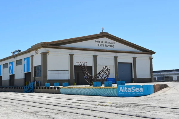 2022年5月11日 加利福尼亚州圣佩德罗 位于一个通往深海的历史性码头上 占地35英亩的阿尔泰海校园将人们聚集在一起 扩大对海洋的科学认识 — 图库照片