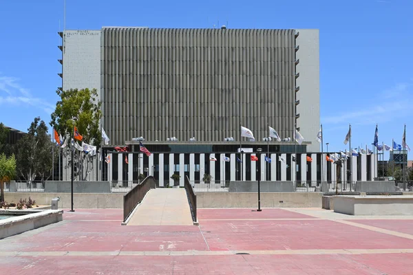 Santa Ana California Junho 2022 Tribunal Condado Orange Praça Centro — Fotografia de Stock