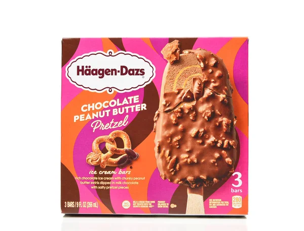 Irvine California Jul 2022 Package Haagen Dazs Chocolate Peanut Butter — Stock Photo, Image