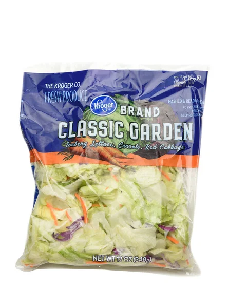 Irvine California Jul 2022 Bag Kroger Classic Garden Salad Mix — Foto de Stock