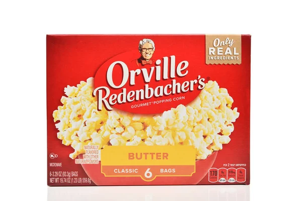 Irvine California Aug 2022 Count Package Orville Redenbachers Microwave Popcorn — стокове фото