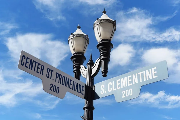 Anaheim California Mar 2021 Center Street Promenade Och Clementine Street — Stockfoto