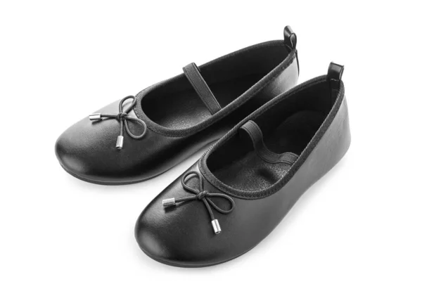 Black Shoes Learning Dance — Stock Photo, Image
