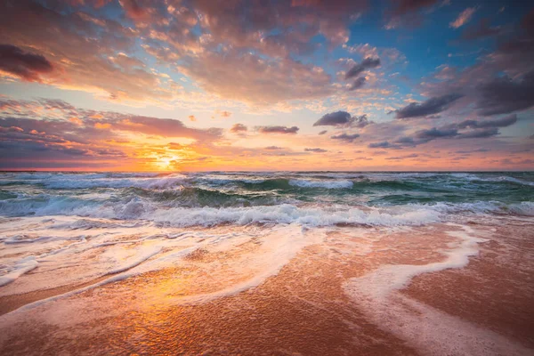 Krásná Oblačnost Nad Mořem Východ Slunce Sho — Stock fotografie