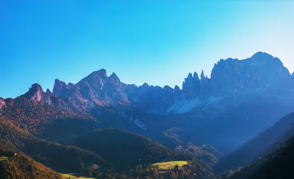 Dolomites Alps Rocky Mountain Scenic Panorama Nature Landscape — 图库照片