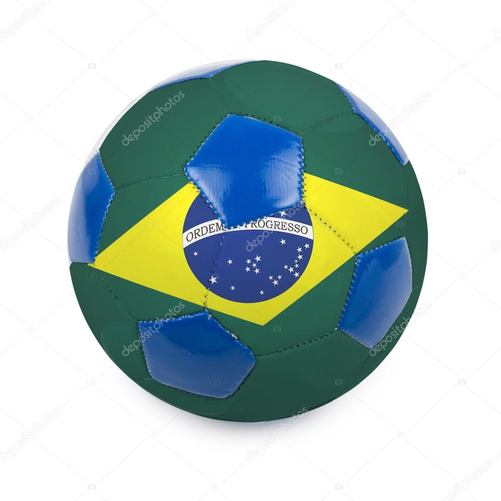 Brazil soccer ball — Stock Photo © olinchuk 12716762