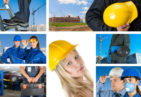 Workers set — Stock Photo, Image