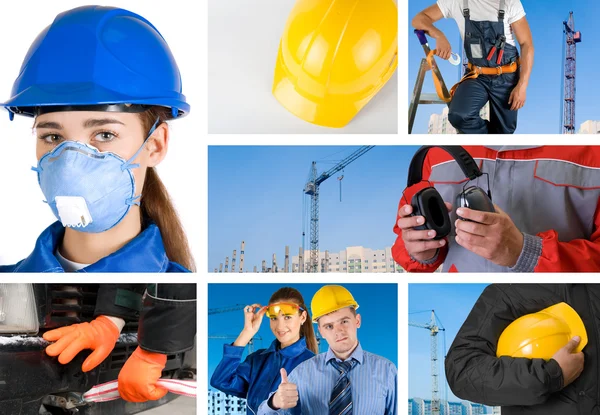 Workers set — Stock Photo, Image