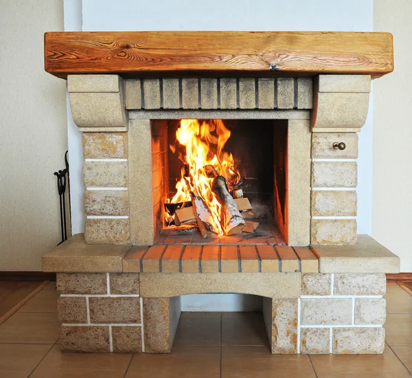 Fireplace — Stock Photo, Image