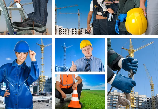 Workers set Stock Photo