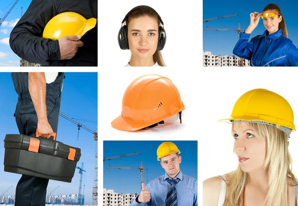 Workers set — Stock Photo, Image