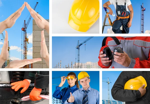 Workers set — Stock Photo, Image