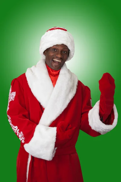 Black santa — Stock Photo, Image