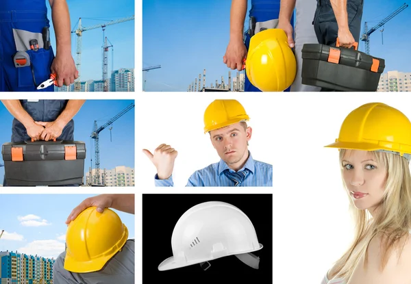 Workers set Royalty Free Stock Photos