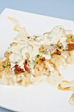 tavuklu risotto.