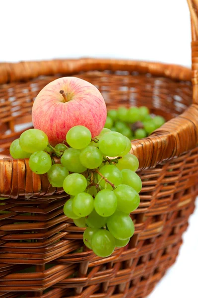 Manzanas y uvas —  Fotos de Stock