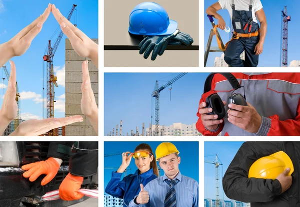 Workers set — Stock Photo, Image