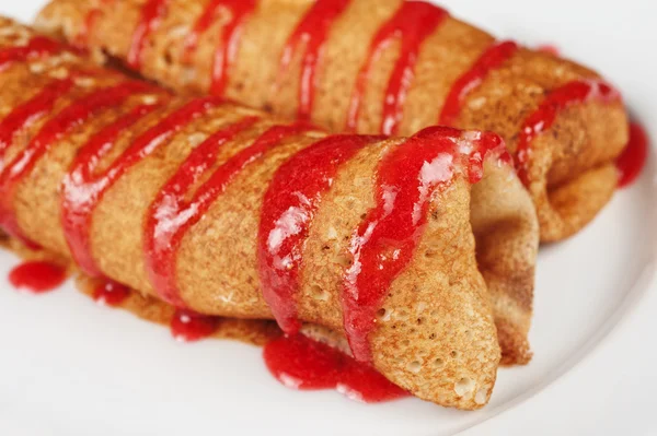 Pancakes with cottage cheese — Stock Photo, Image